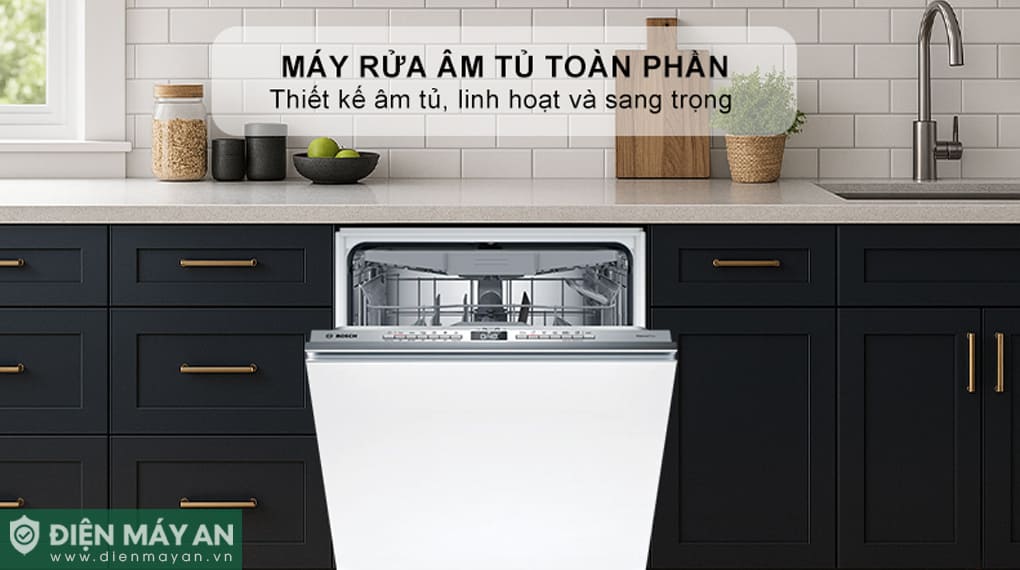 Máy rửa bát âm toàn phần Bosch Serie 4 SMV4HCX19E